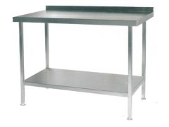 Fully Built - Heavy Duty Stainless Steel Wall Table (Only 2-3 week lead time)
